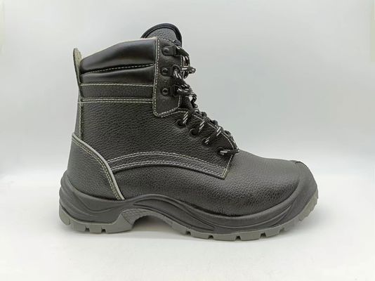 주문 갈색 겨울 안전 신발 미끄러지지 않는 강철 발가락 단열 작업 부츠 online manufacture