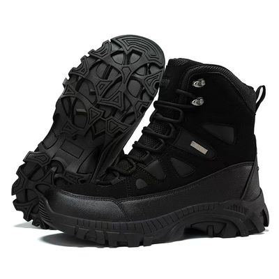 주문 내구성 있는 군사 전술 부츠 갈색 하이킹 전투 부츠 호흡 online manufacture