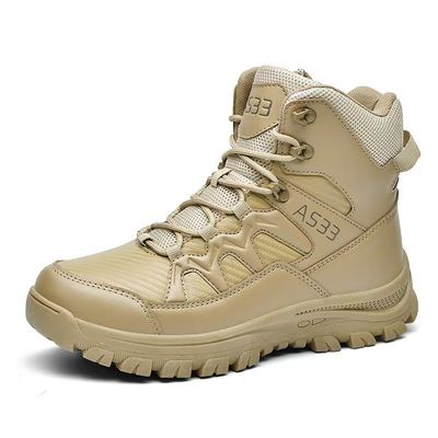 주문 대용량 전술 전투 부츠 황색 산책 부츠 사막 online manufacture