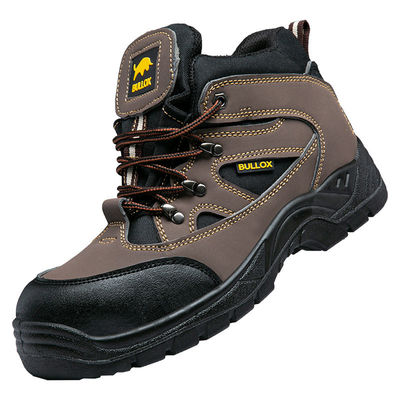 주문 Security Work Boots Oxford Cloth Safety Boots PU Injection Sole Steel Plate Anti-proof Work Shoes For Men online manufacture