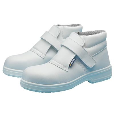 스틸 발가락 간호사 안전 신발 반 스매치 중부 상단 평면 부츠 유니섹스